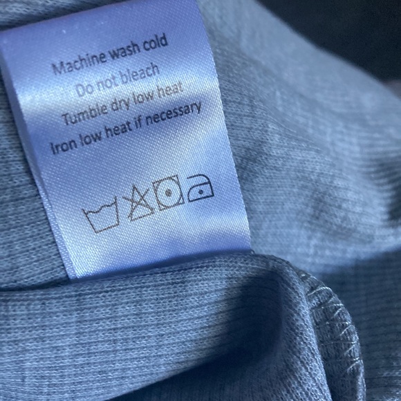 NWT Off Shoulder Ribbed Bodycon MIDI in Heather Gray - Picture 11 of 11